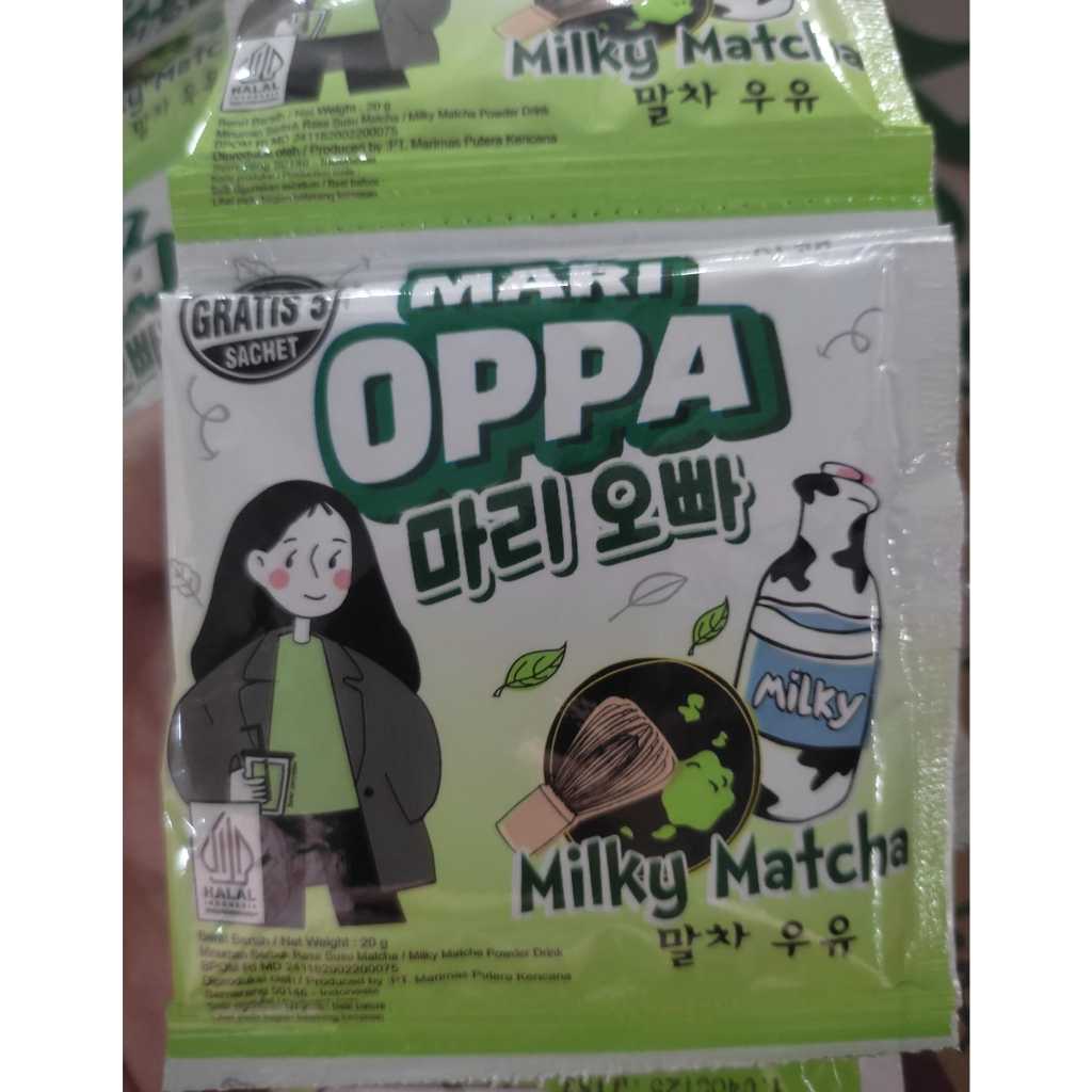 

Marioppa Milky Matcha isi 15 pcs