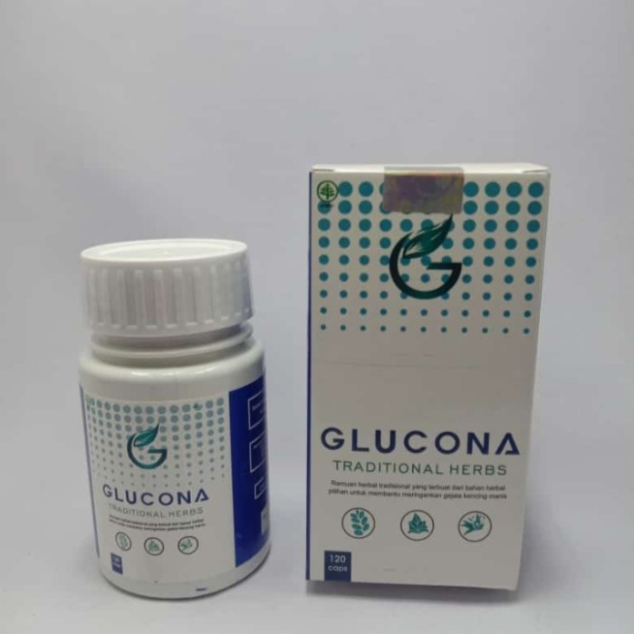 𝐆𝐑𝐀𝐓𝐈𝐒𝐎𝐍𝐆𝐊𝐈𝐑 • Glucona Herbal Diabetes Dan Kencing Manis 120 Kapsul Atasi Kebas & Kesemutan