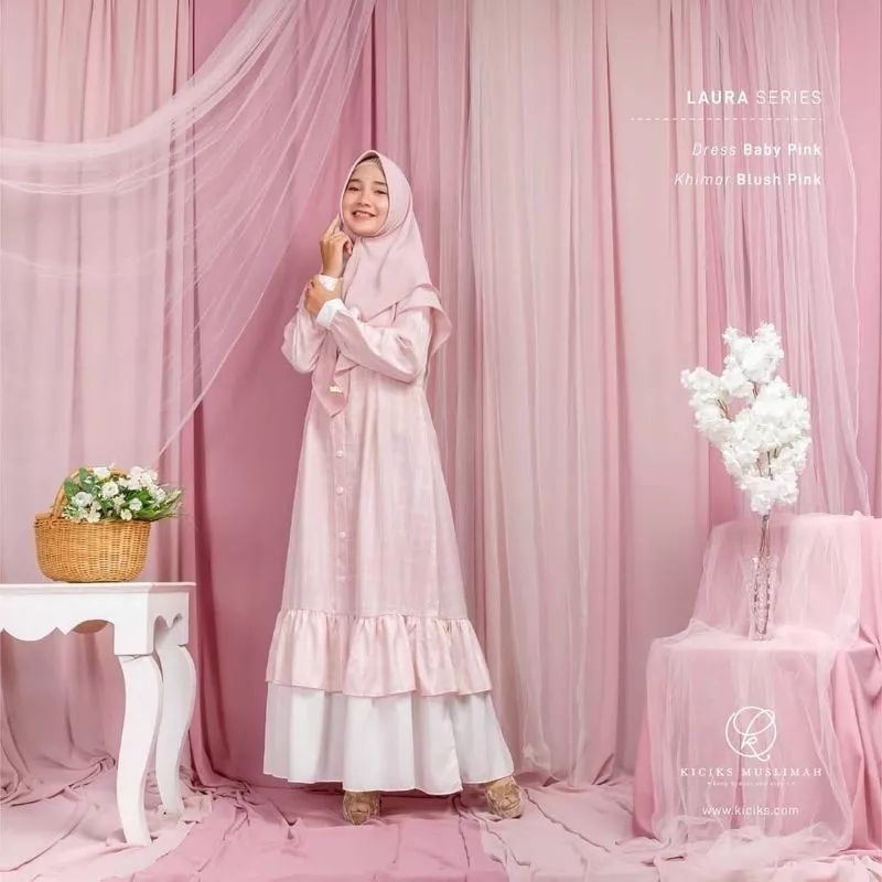 preloved kiciks muslimah (new)|Laura dress kicik muslimah