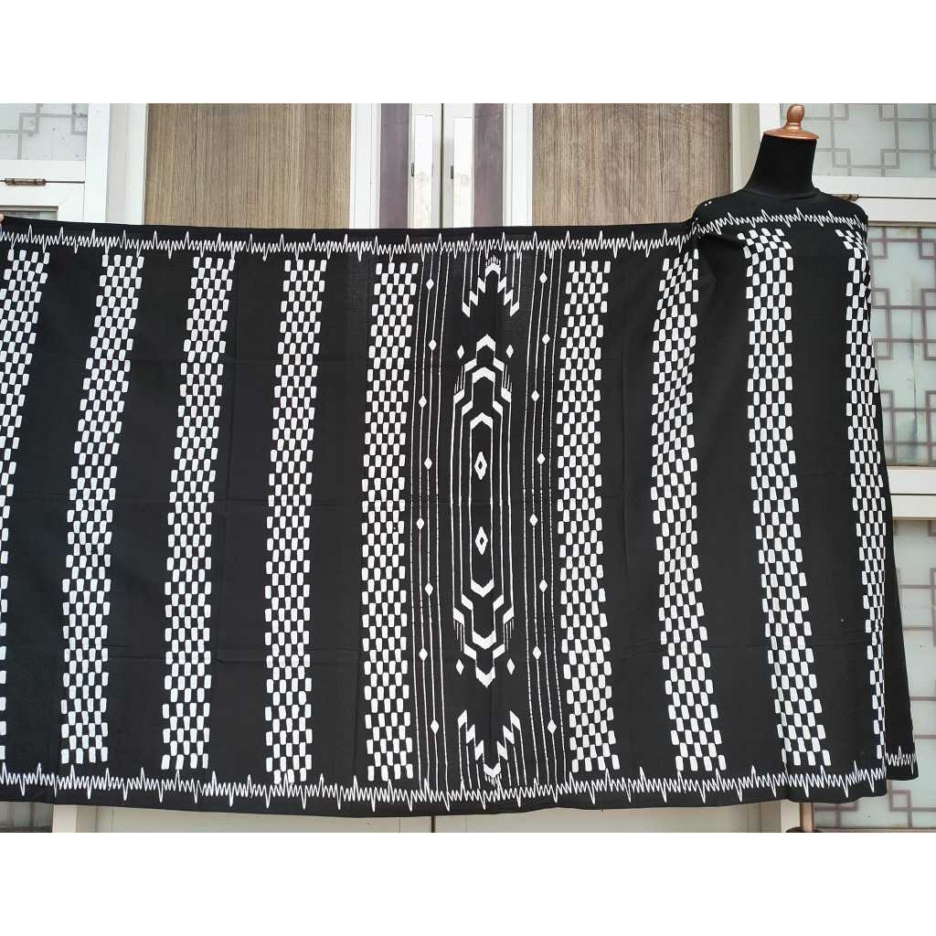 bisa COD Batik umiromlah 0410371 Bahan Kain Batik Full Tulis Asli Pengrajin Madura Pamekasan Hitam P