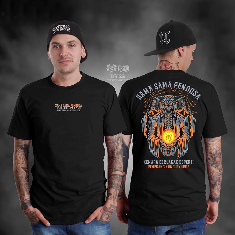 KAOS SATANIC TERBARU TSH 024/KAOS PRIA