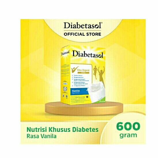 

Diabetasol susu formula diabetes vanilla 600g