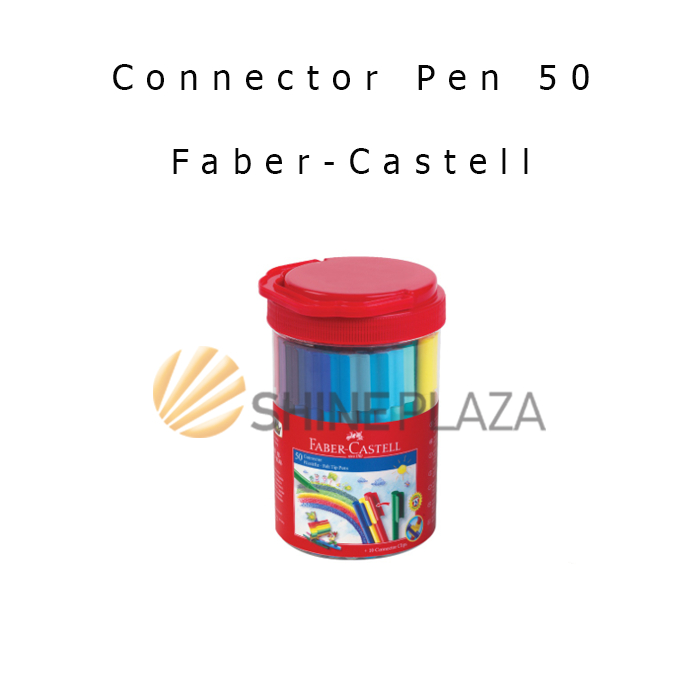 

Connector Pen Marker 50 Colors Faber-Castell - Spidol Warna Set Isi 50