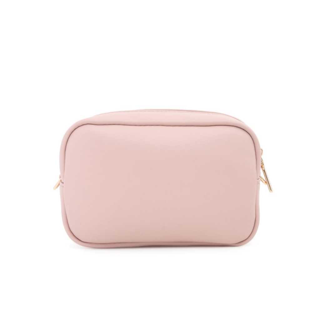 TAS SELEMPANG WANITA CASUAL PRETTYZYS PREMIUM ORIGINAL  KULIT PINK KECIL TA911P3 SLING BAG CEWEK MUR