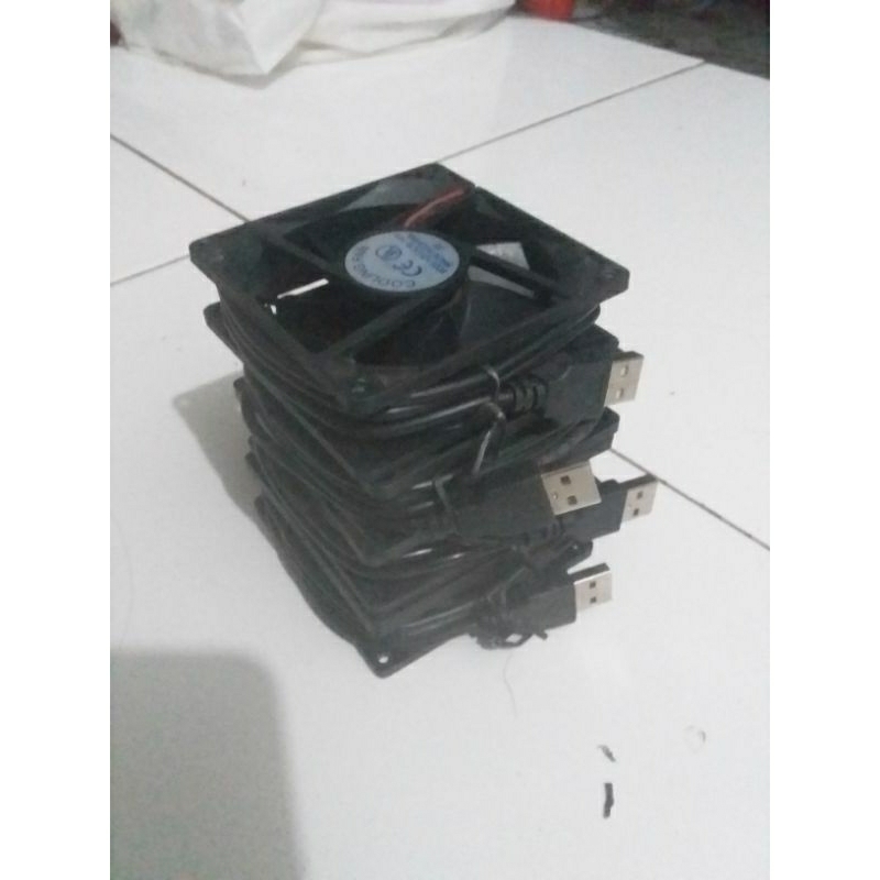 USB FAN 8CM kota-kotak /DC 12Volt.