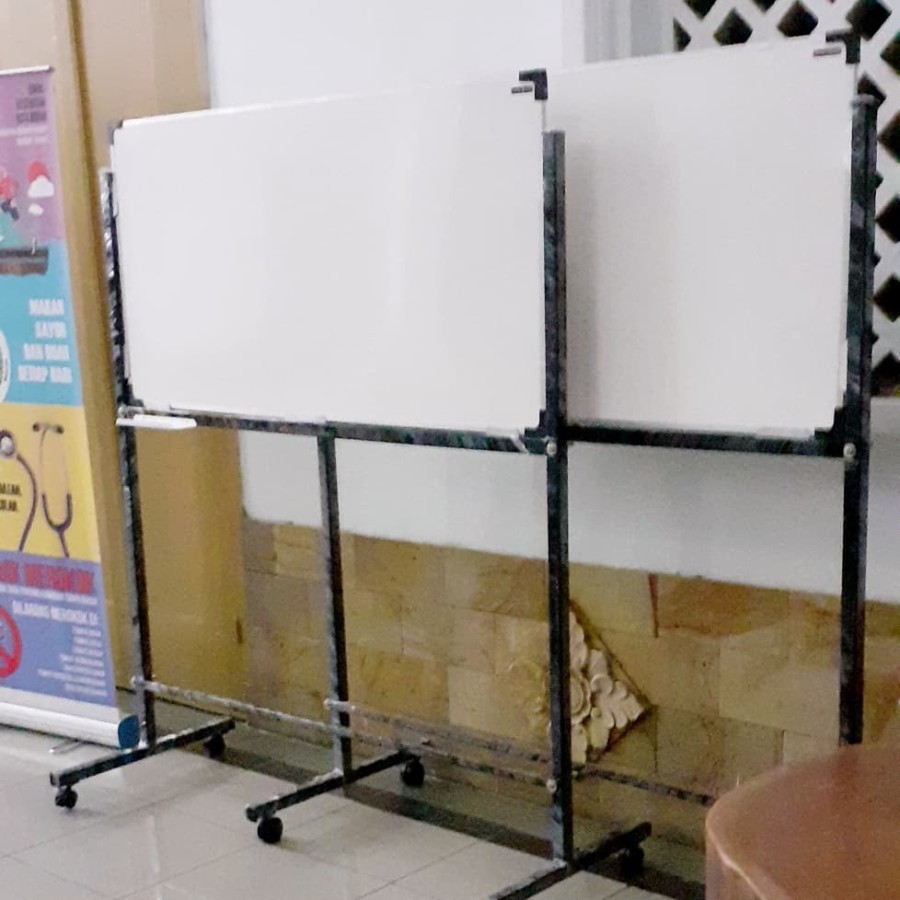 

white board standing murah 80 × 120 Cm