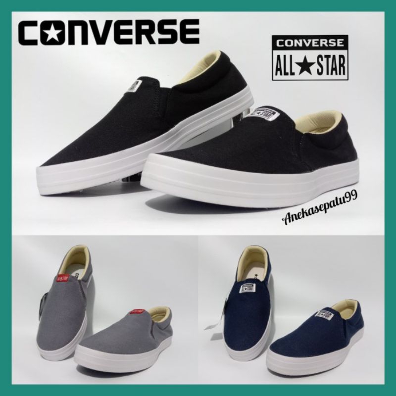 sepatu converse slipon and converse all star 95