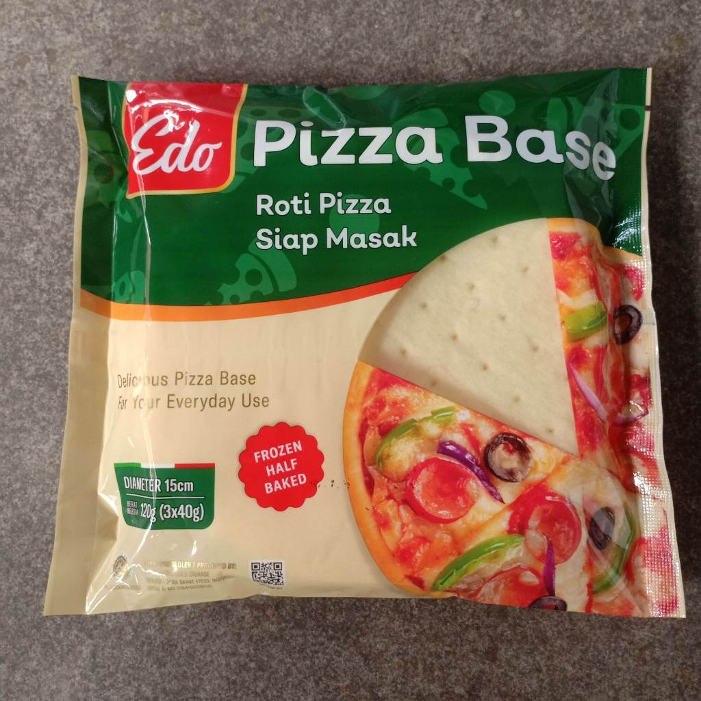 

Edo Pizza Base Pizza Siap Masak 120gram Exp Panjang