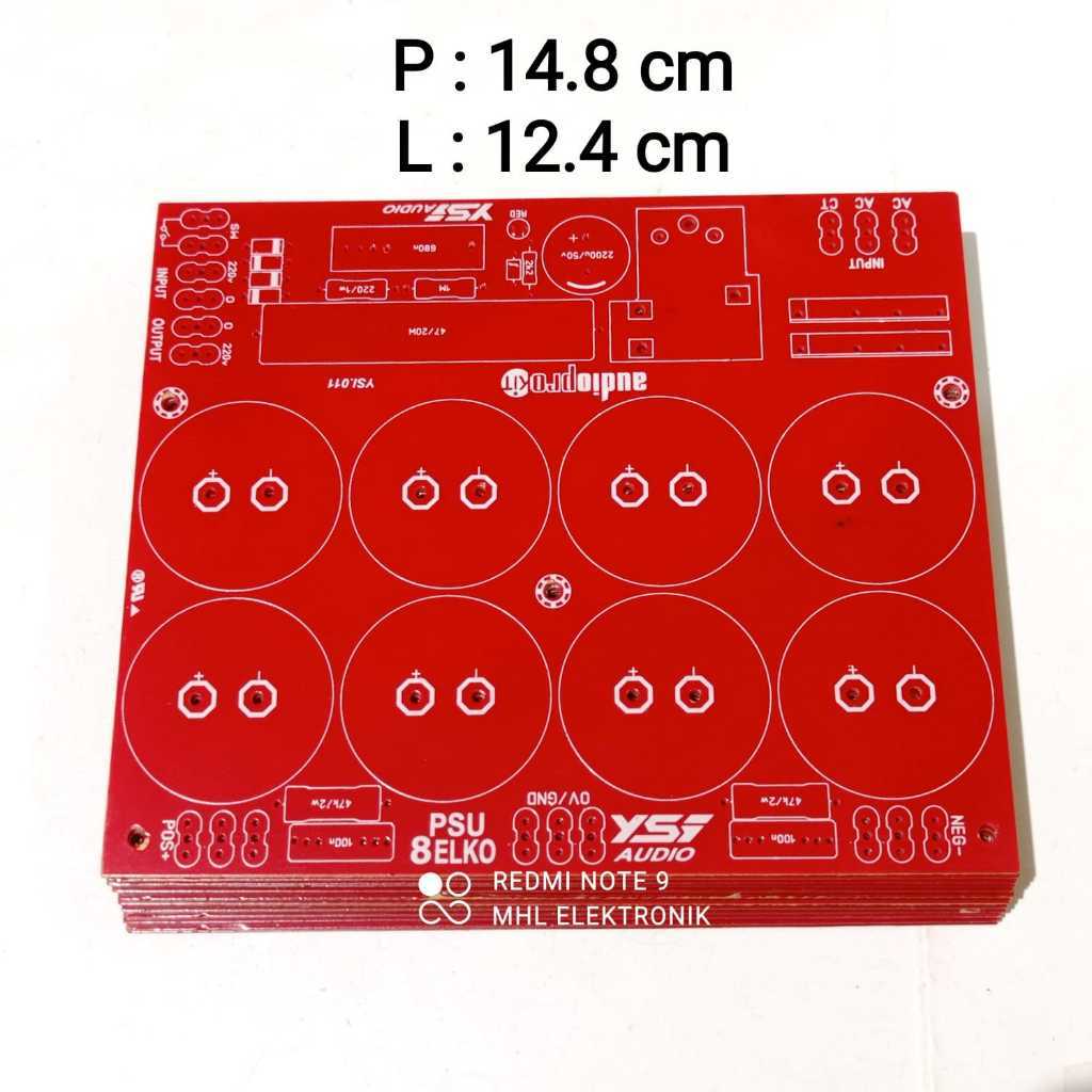 PCB PSU 8 ELCO AUTO SOFSTART PCB 8 ELCO PLUS SOFT START