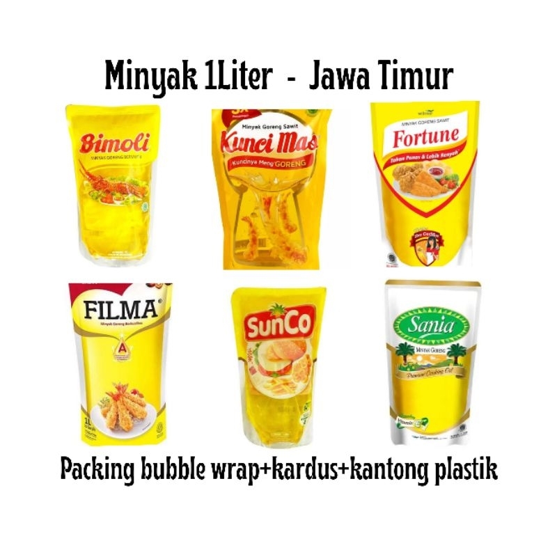 

JAWA TIMUR - Minyak Goreng Sunco 1lt - Minyak Goreng Sania 1Lt