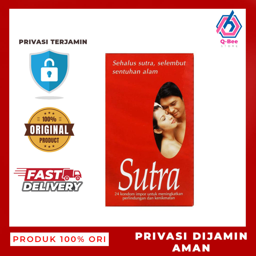 Kondom Sutra Merah 24 Pcs (Privasi Terjamin)