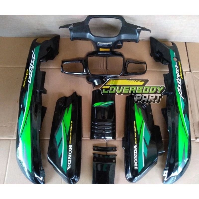 Paket Body Honda Astrea Grand 96-97 Sabit Legenda Impressa Set Box Aki Panel Batok Depan Belakang Se