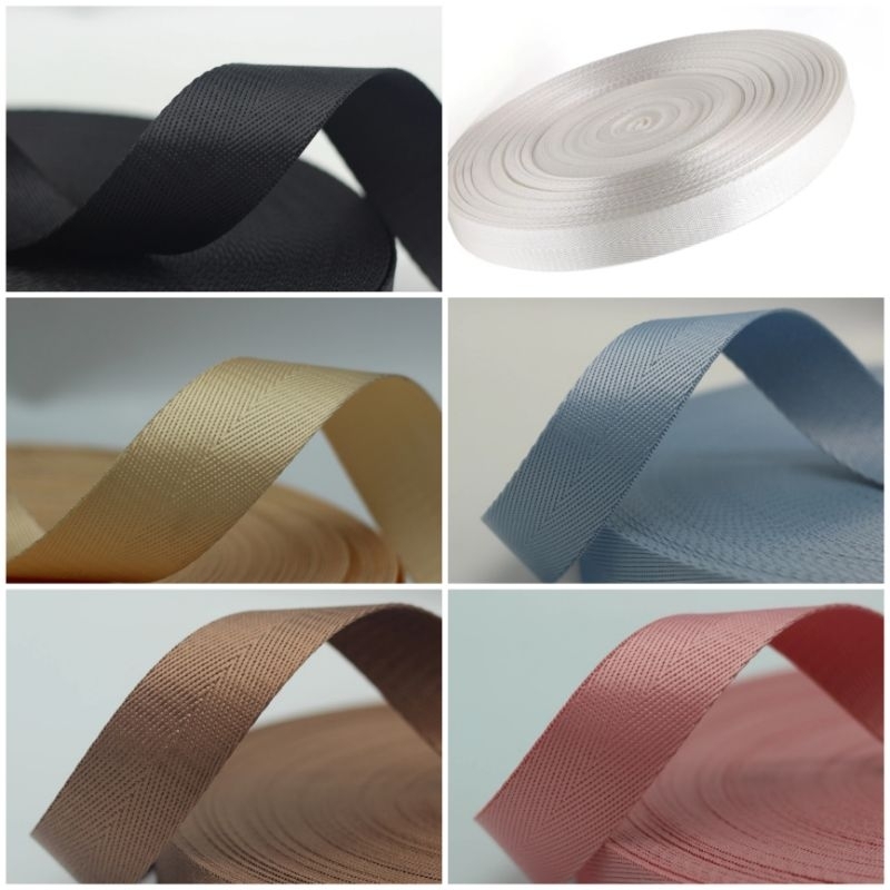 Webbing Nylon 15mm/1,5cm Tali Tas Nylon Ecer