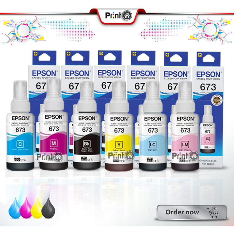 TINTA PRINTER 673 ALL SERIES L800 L805 L850 L1800 Termurah