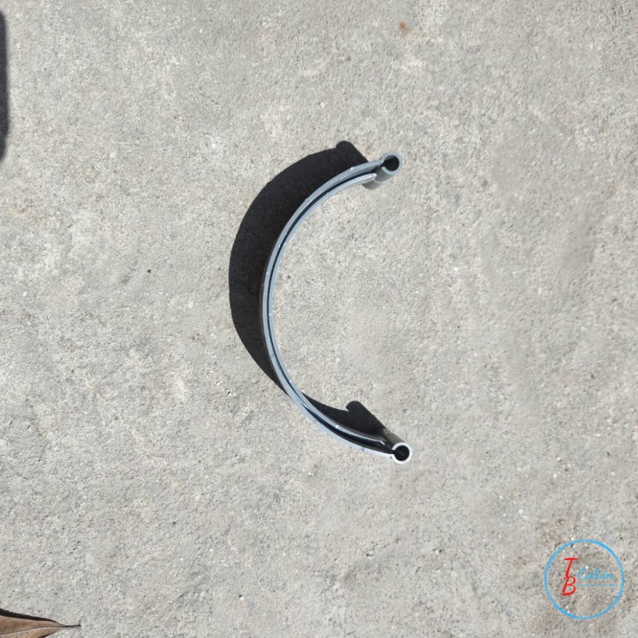 Sambungan Talang Air Setengah Lingkaran PVC 6 inch LANGGENG RG 6