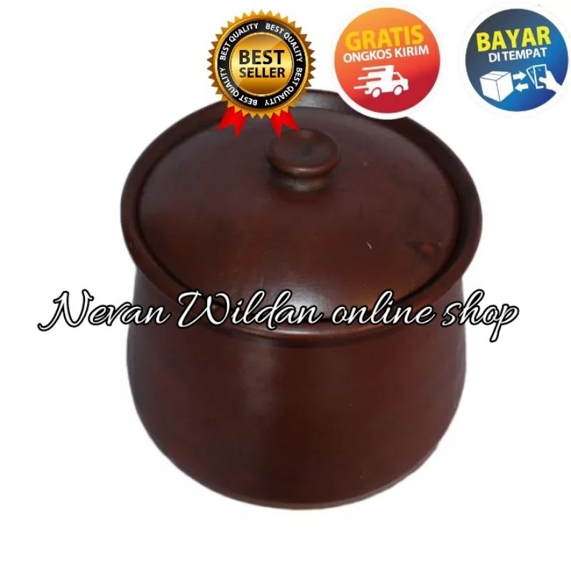 KUALI TRADISIONAL 7-10 LITER | KUALI TANAH LIAT | KWALI | DANDANG SOTO | KWALI SOTO