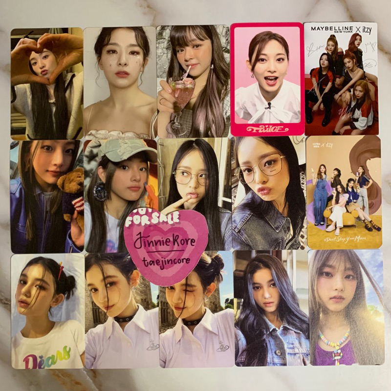 NEWJEANS OFFICIAL PHOTOCARD HAERIN DANIELLE MINJI HANNI OMG WEVERSE VER BLUEBOOK SPECS POUT NOOT BUC