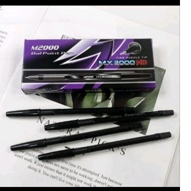 

pulpen hitam mirip standar m 2000 1 pack