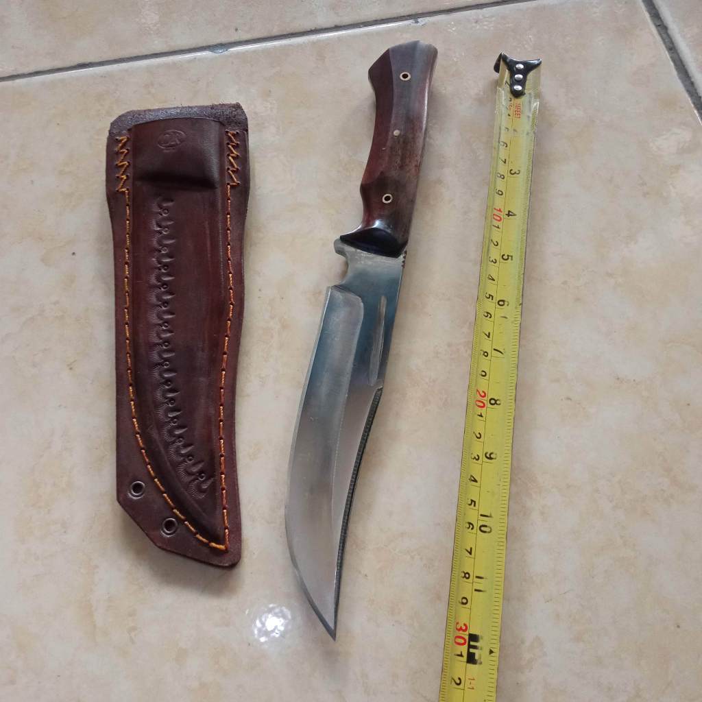 Pisau Dapur Pisau Daging Serbaguna/Camping/Outdoor/Bushcraft Elegant Fulltang