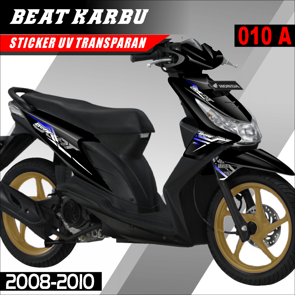 MODIFIKASI BODY MOTOR | STRIPING VARIASI TRANSPARAN BEAT KARBU