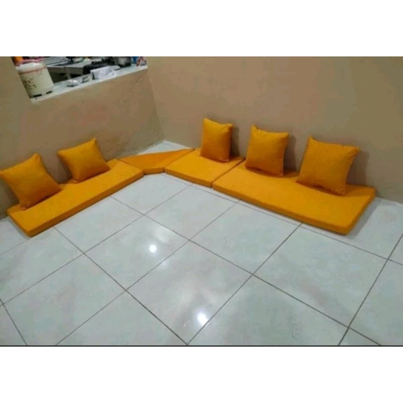 Tambahan Jok Busa Dudukan Kursi Tamu Minimalis Sudut atau Kursi Tamu Berlengan