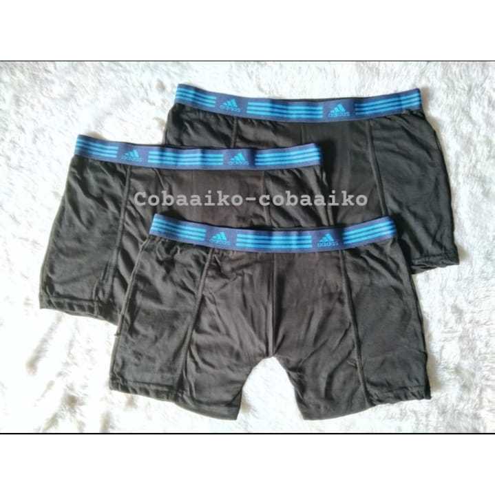 [3pcs] CD Boxer Celana Dalam Pria|Shot Olaraga laki-laki ketat