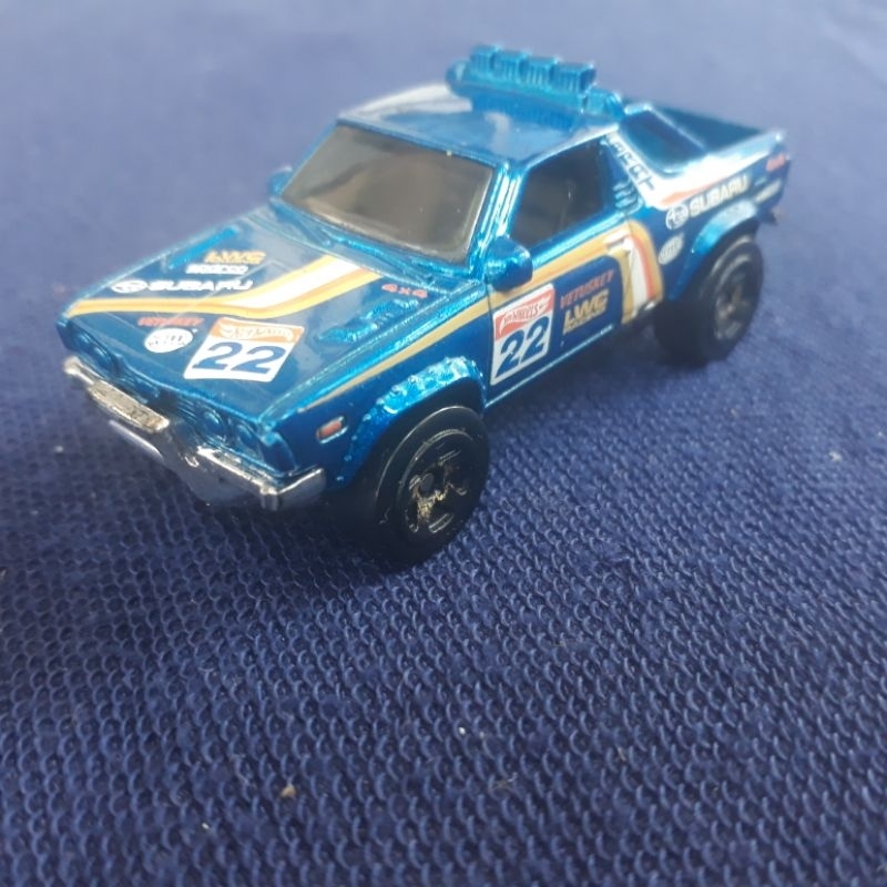 Diecast Loose Hot Wheels HW Subaru Brat Biru