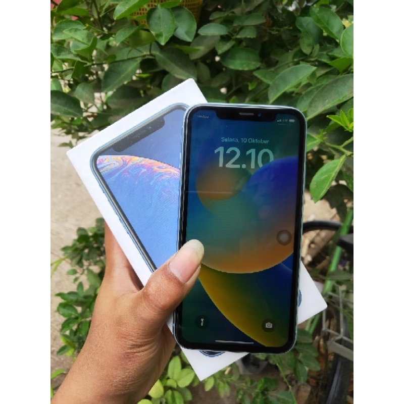 Apple Iphone Xr 128Gb Lengkap Original