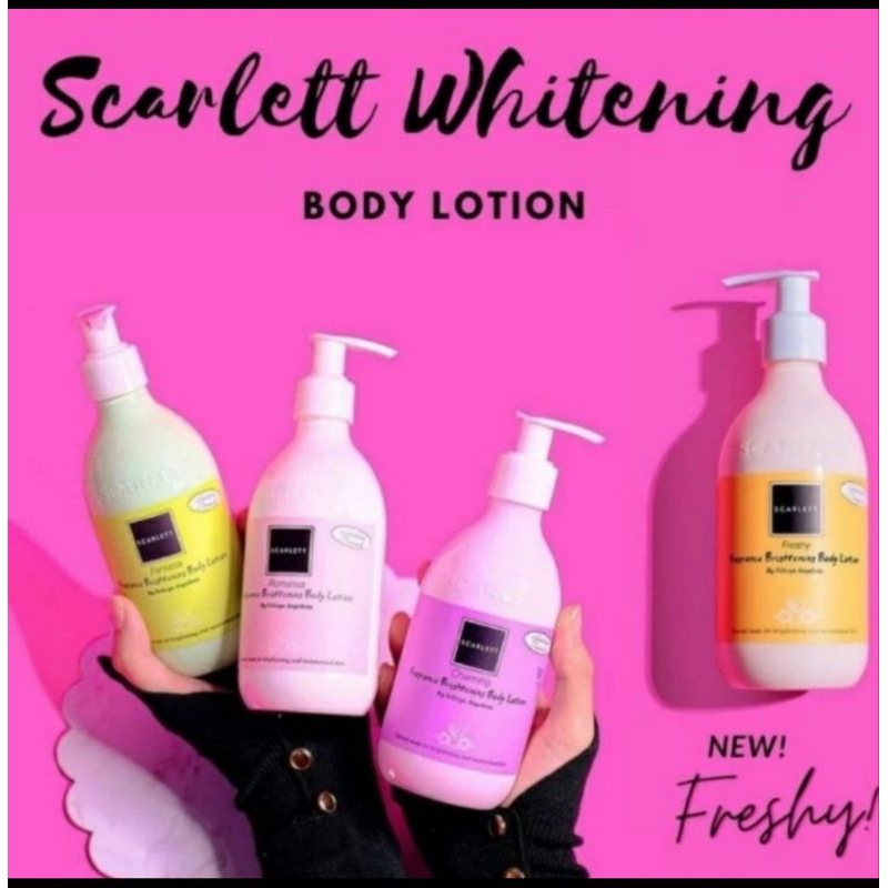 Scarlet Whitening Body Lotion ORIGINAL- Hand Body Lotion - Pemutih Badan
