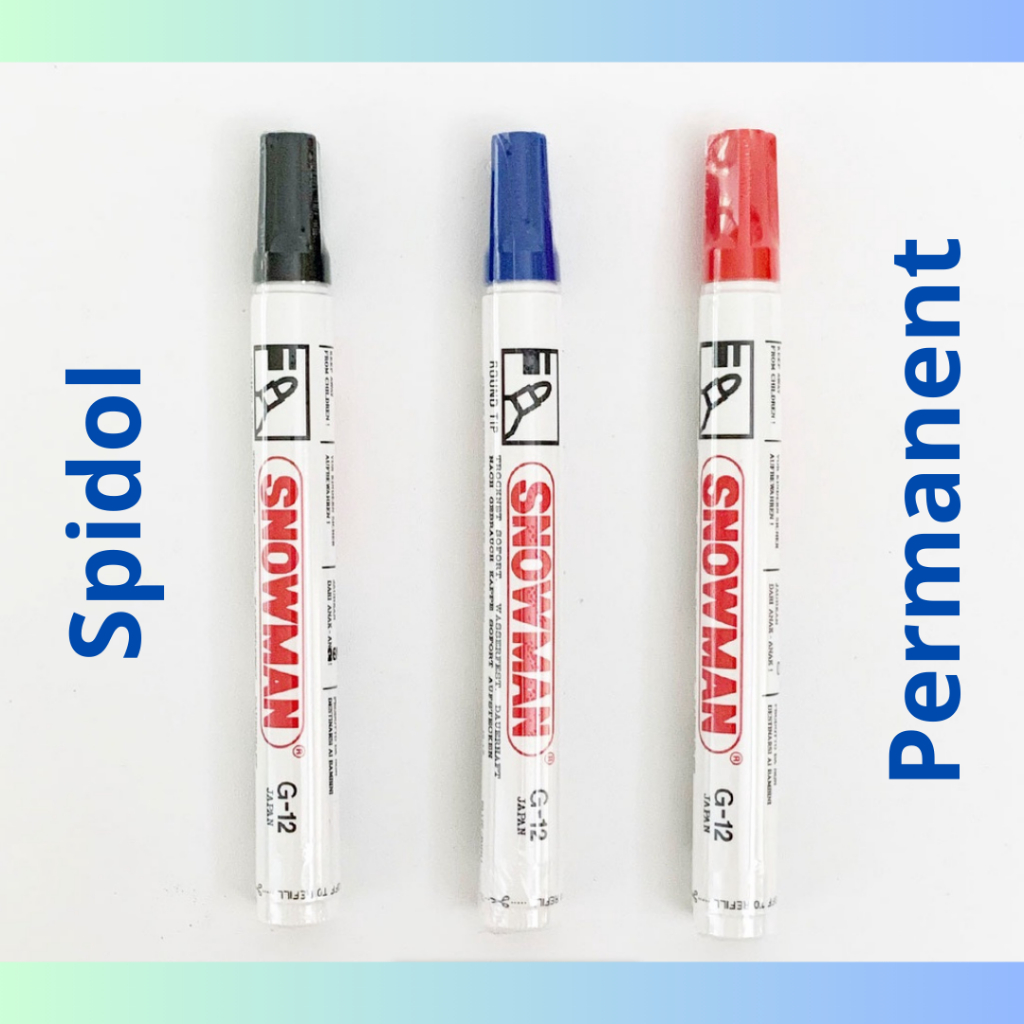 

Spidol Snowman Permanent G-12 Biru