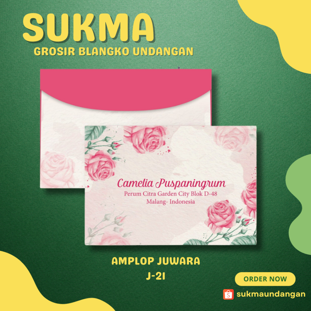 

AMPLOP KONDANGAN NIKAH MURAH JUWARA J-21 50 PCS UKURAN KECIL | SUKMA UNDANGAN
