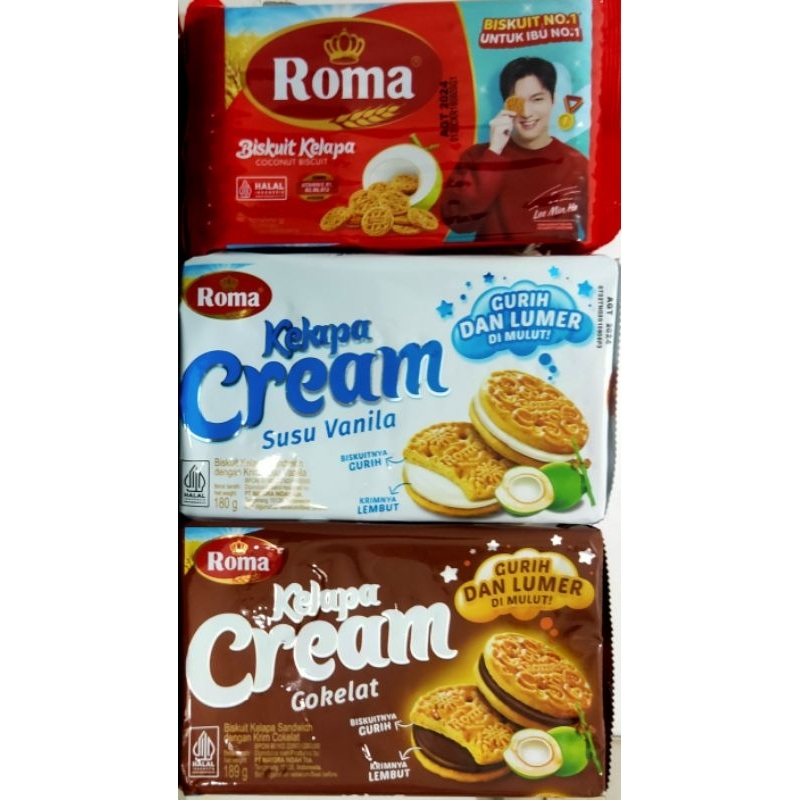 

Roma kelapa ORI Roma kelapa Cream Roma sandwichi