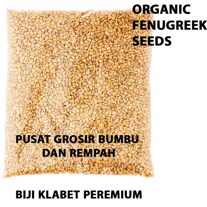 BIji Klabet 500 gram / Halba / Methi Seeds / Fenugreek / Halba Export 500 gr