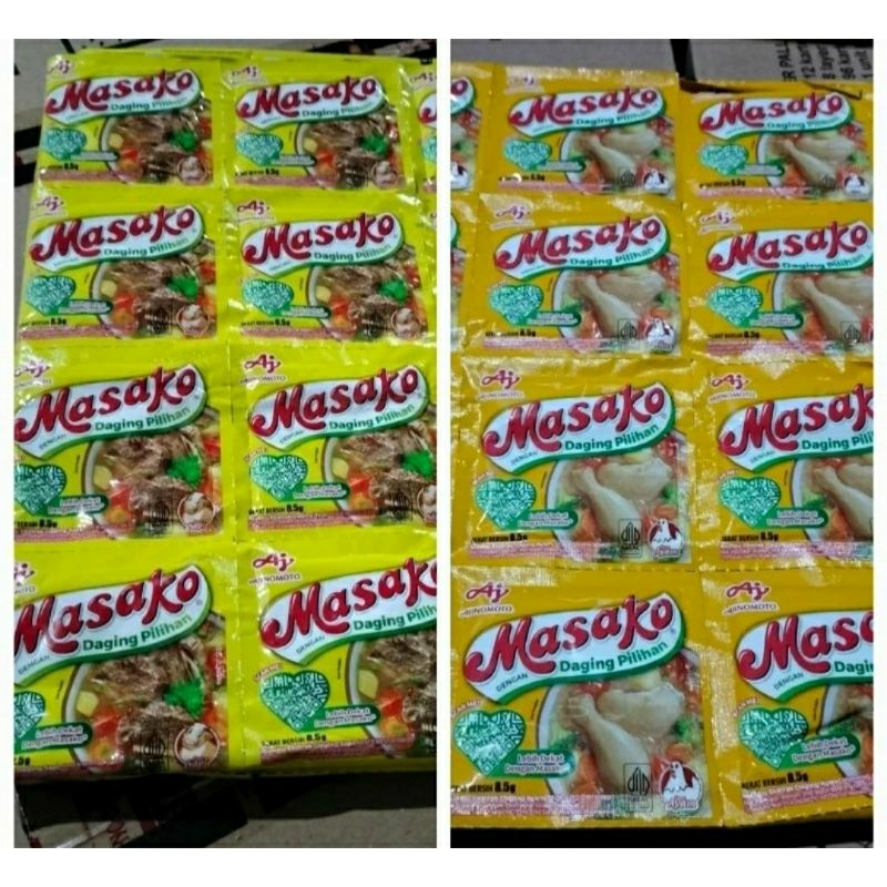 

Masako Ayam dan Sapi 1Renceng 12pcs