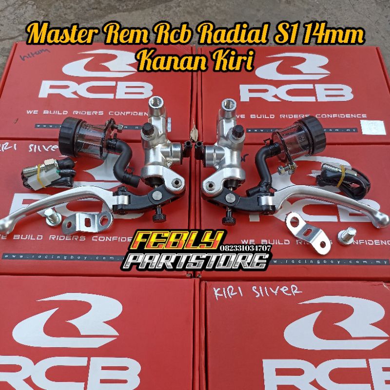 MASTER REM RCB S1 14MM SET KIRI KANAN NMAX PCX ADV XMAX VARIO 160 MASTER REM RCB RADIAL S1 KIRI KANA