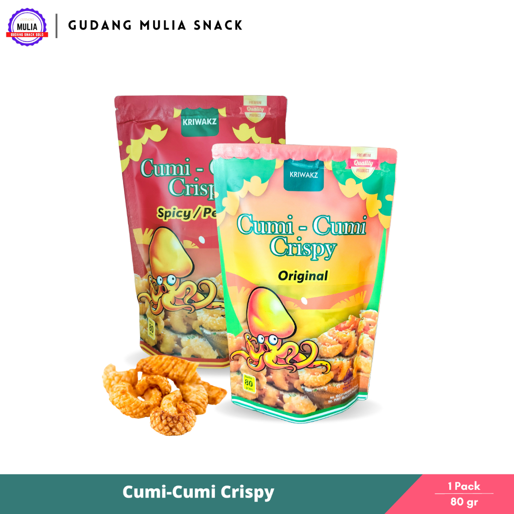 

Cumi - Cumi Crispy KRIWAKZ | Original - Spicy / Pedas