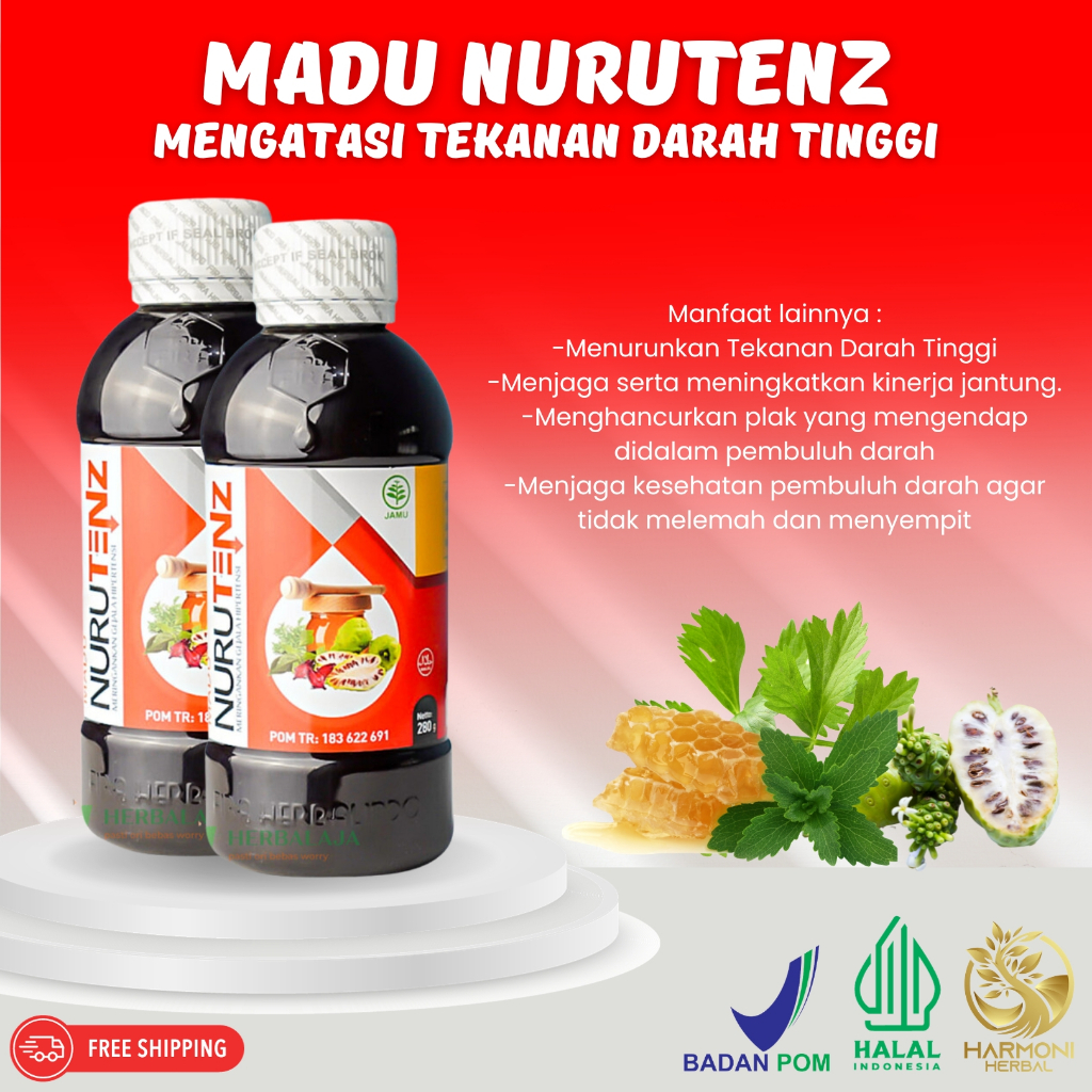 

Obat herbal Anti Darah Tinggi Jantung Madu NuruTenz Hipertensi Nuru Tenz | Nuru Tens