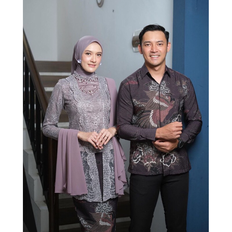 Kinara kebaya couple set free selempang