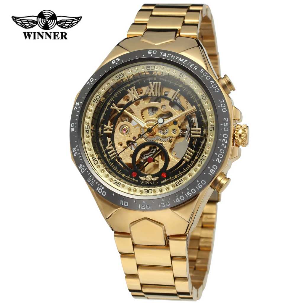 JAM TANGAN PRIA T-WINNER AUTOMATIC WATCH TW-8067 ORIGINAL/JAM TANGAN STAINLESS STEEL/