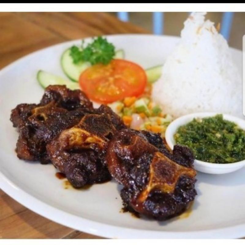 

Oxtail bakar Madu + Soup / Marinated