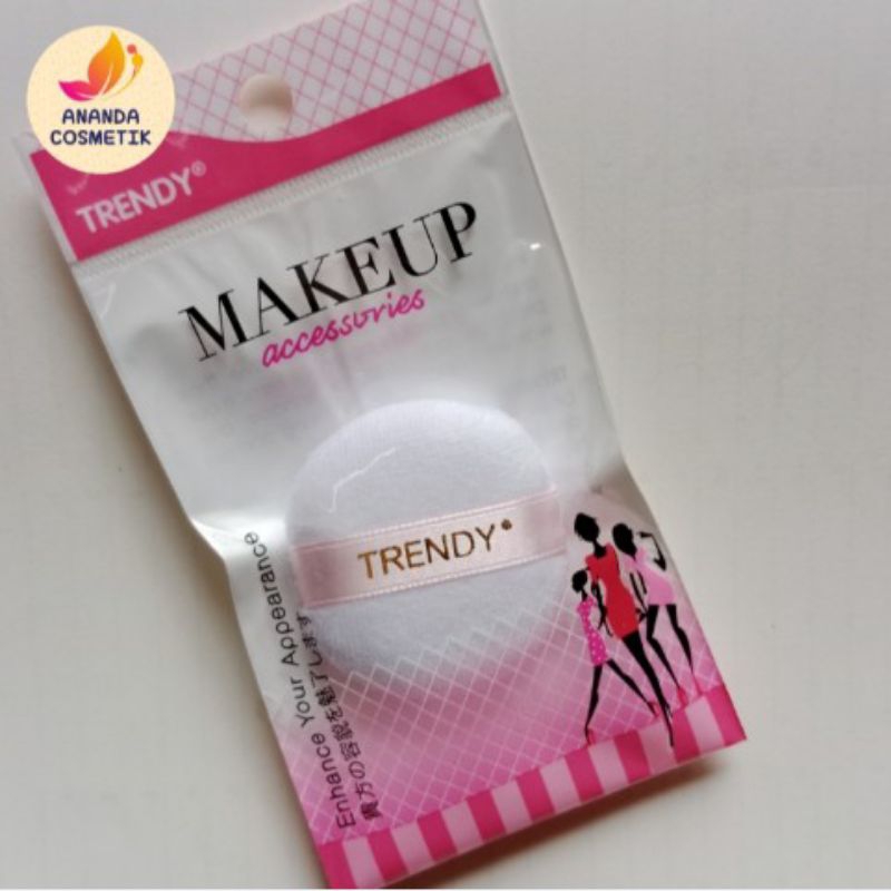 SPONGE SPON SPONS BEDAK TABUR PITA 4,5CM TRENDY - POWDER PUFF