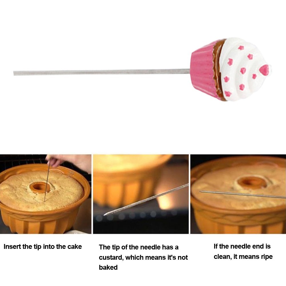 

CAKE TESTER - ALAT PENGUKUR KEMATANGAN KUE ROTI CUPCAKE BREAD PROBE STIRRING ROD BAKING USE PREMIUM