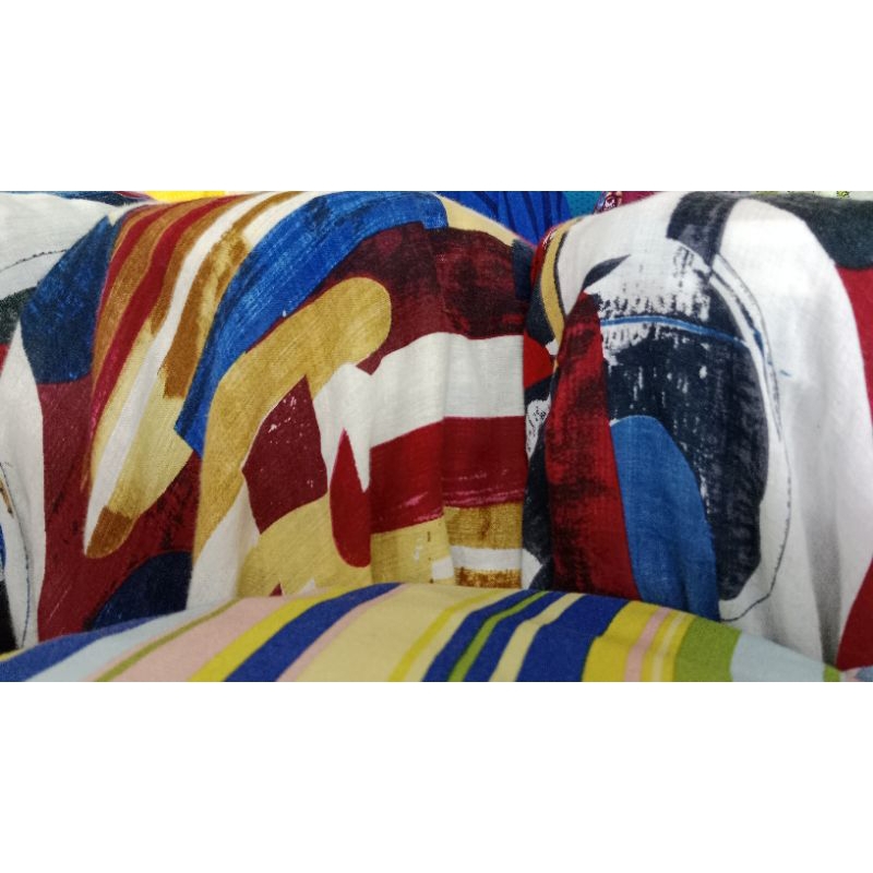 bahan kain katun paris motif