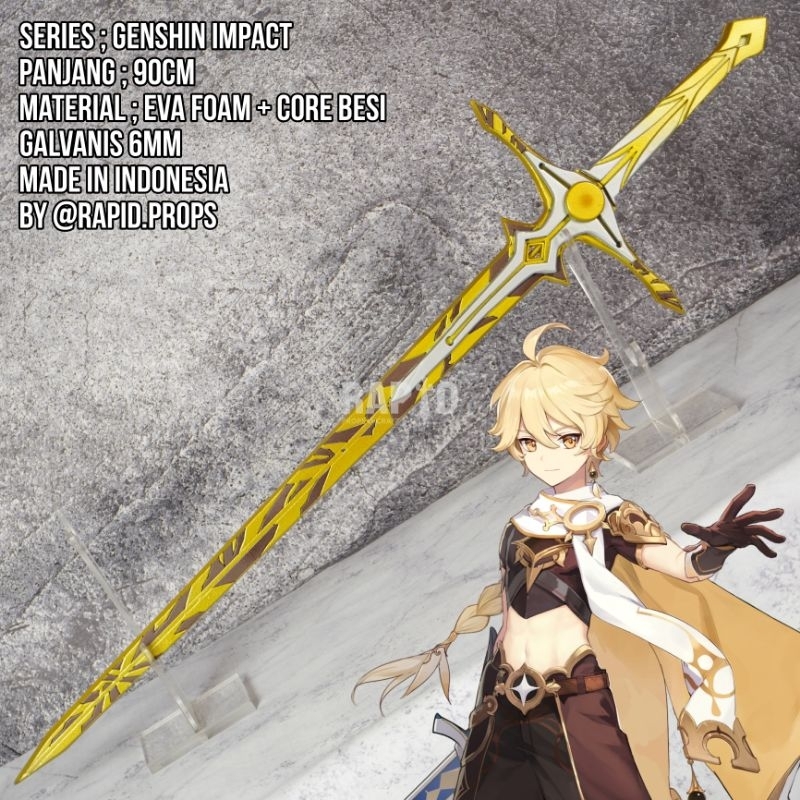 Star Sword Aether Genshin Impact Cosplay Prop