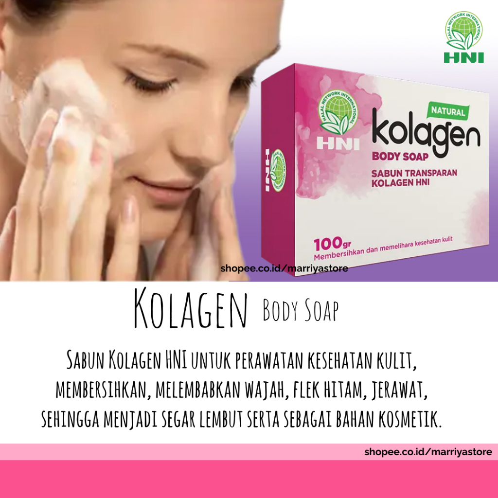 SABUN KOLAGEN - Sabun Mandi - HNI HPAI