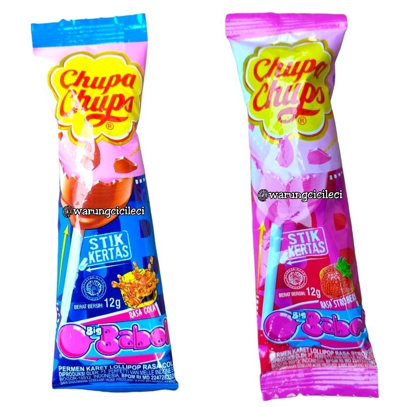 

CHUPA CHUPS BIG BABOL - PERMEN LOLLIPOP - PERMEN KARET 12g