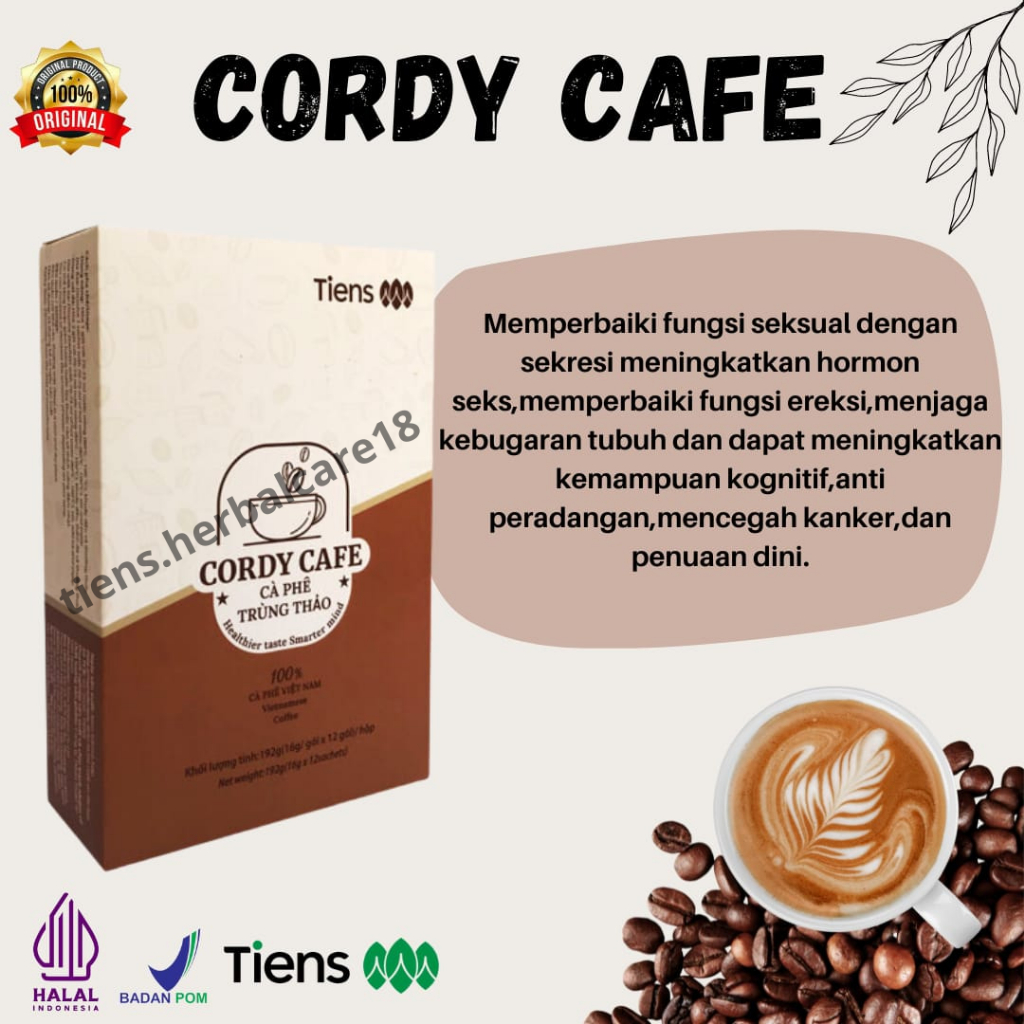 

CORDY CAFE Kopi Penunjang Stamina Pria&Wanita