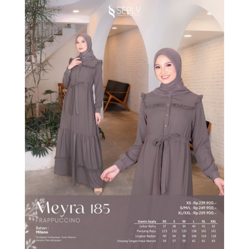 NEW GAMIS KEKINIAN POLOS SEPLY MEYRA 185 // NAVY// FRAPPUCINO