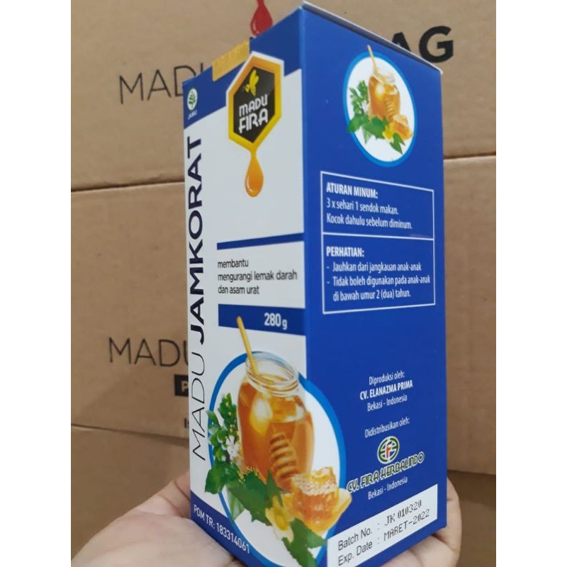 

Madu Jamkorat Madu Fira Herbal Kolesterol Original Asli 280 gr