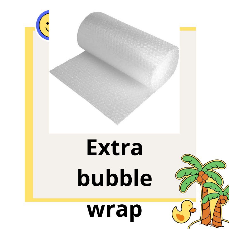 

EXTRA BUBBLE WRAP Pengaman packingan barang/ produk.